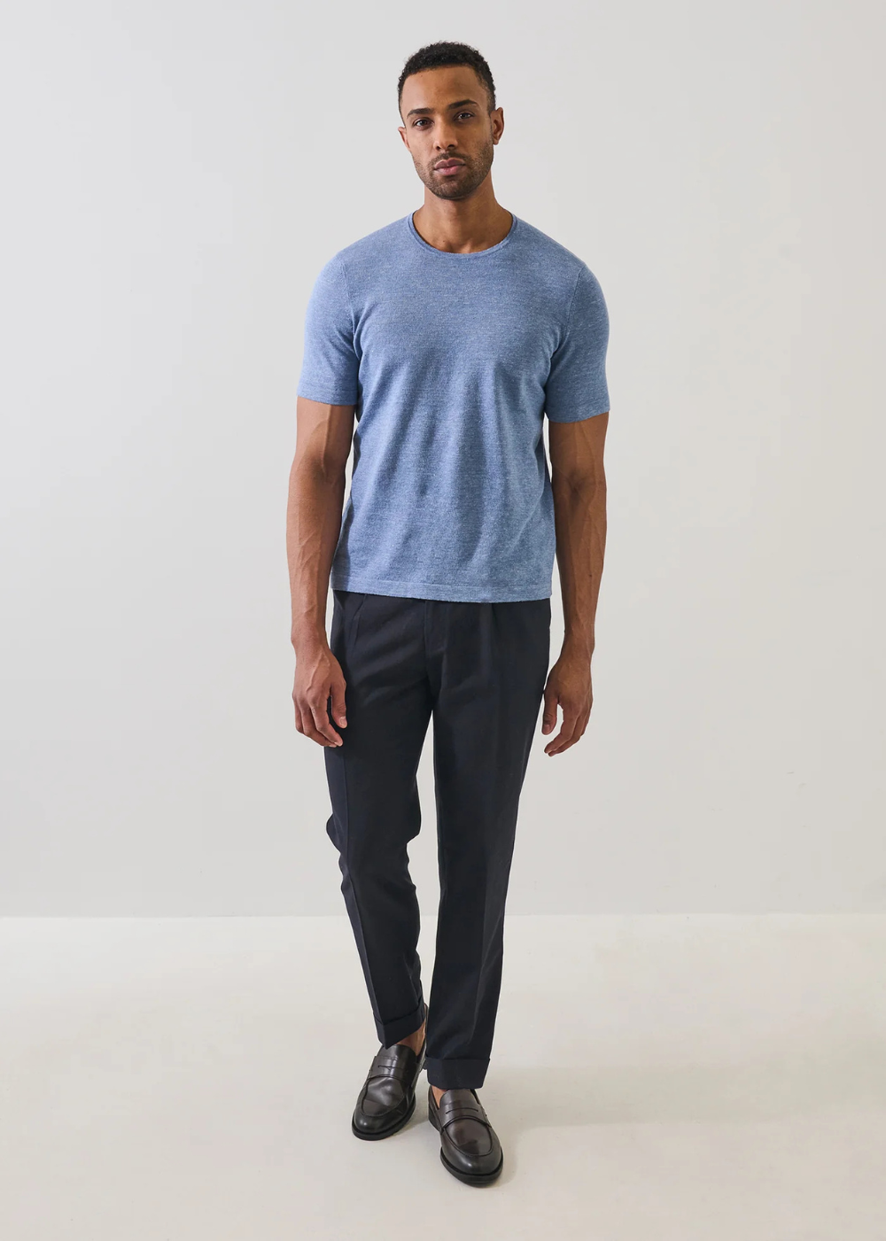 Linen Cotton Crewneck Sweater