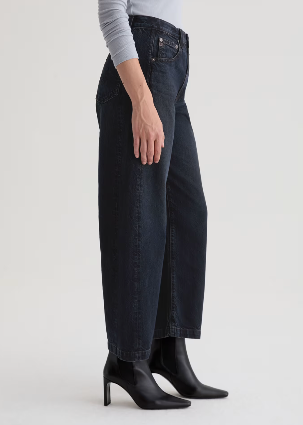 Hattie High Rise Barrel Jean