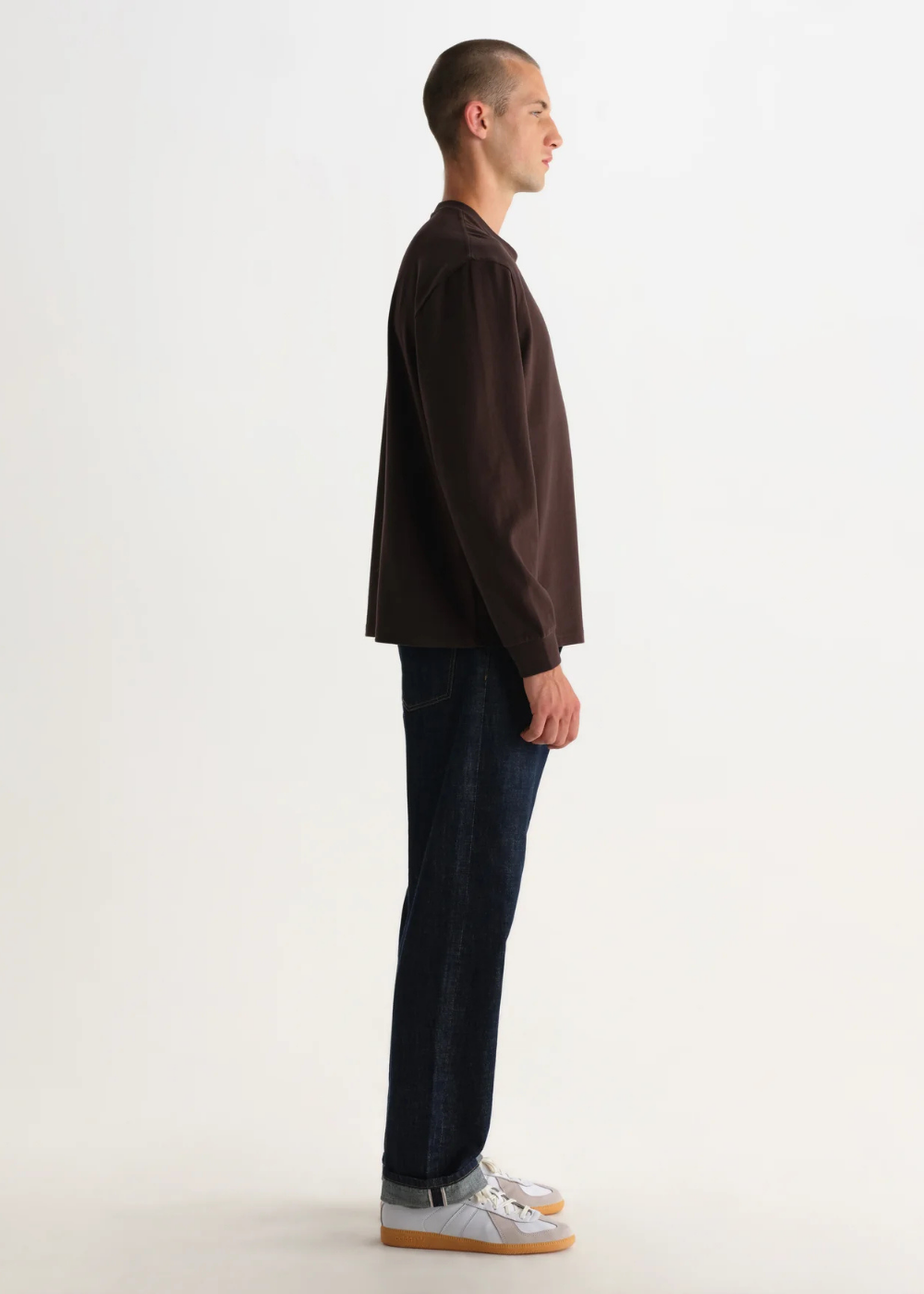 Hayden L/S Tee Emorised Cotton