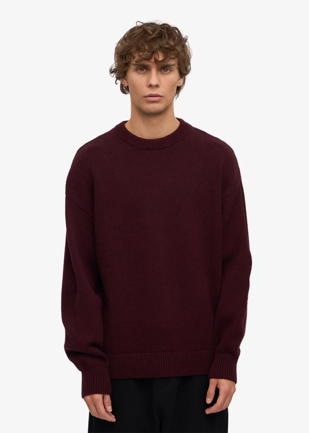 Oversized Merino Wool Crew