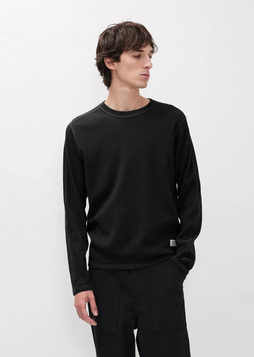 Stevns Cotton Hemp Military Rib LS T-Shirt
