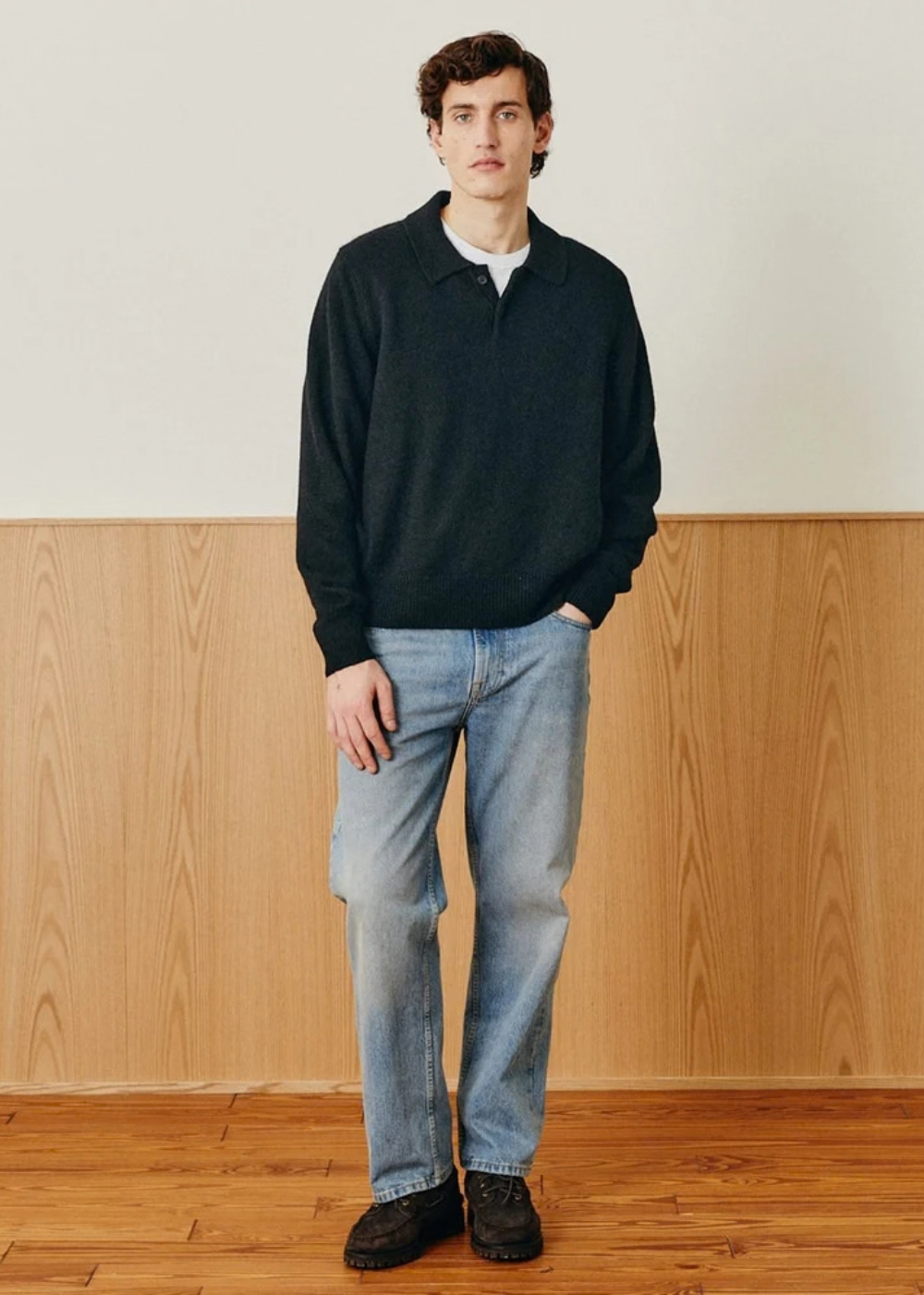 Brushed Alpaca Polo