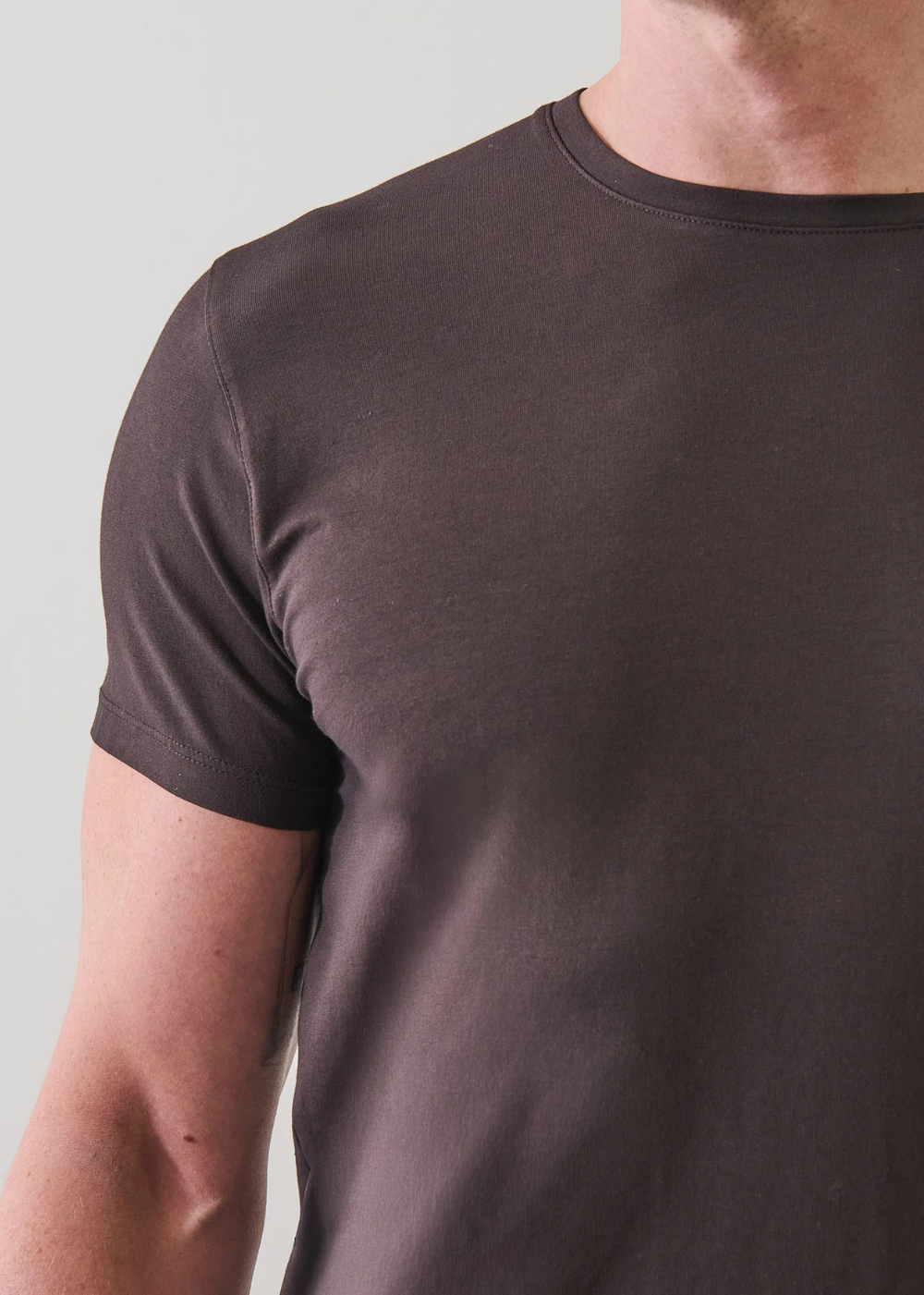 Iconic Pima Cotton Stretch Crew T-Shirt