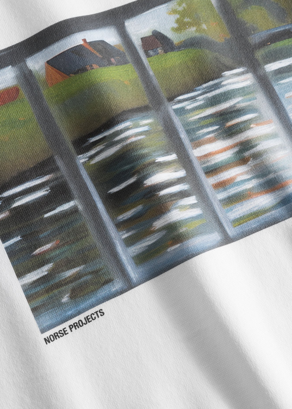 Johannes Organic Canal Print T-Shirt - Norse Projects - Danali