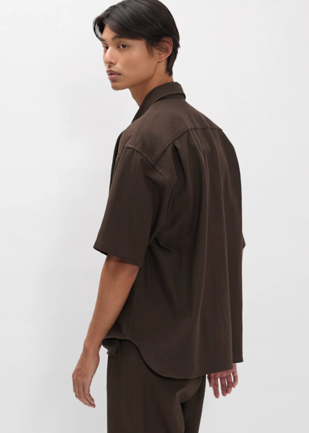 Ulriken Oversized Cotton Linen Twill SS Shirt