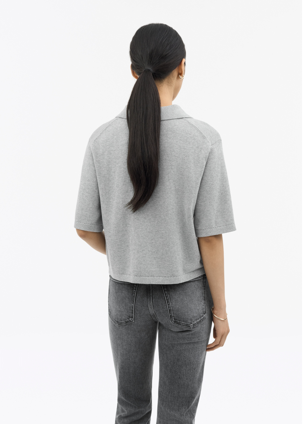Bonnie Cotton Cashmere Polo
