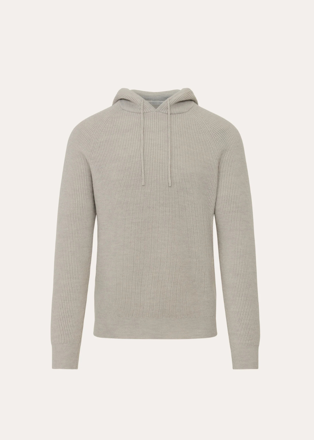 Ribbed Popover Hoodie