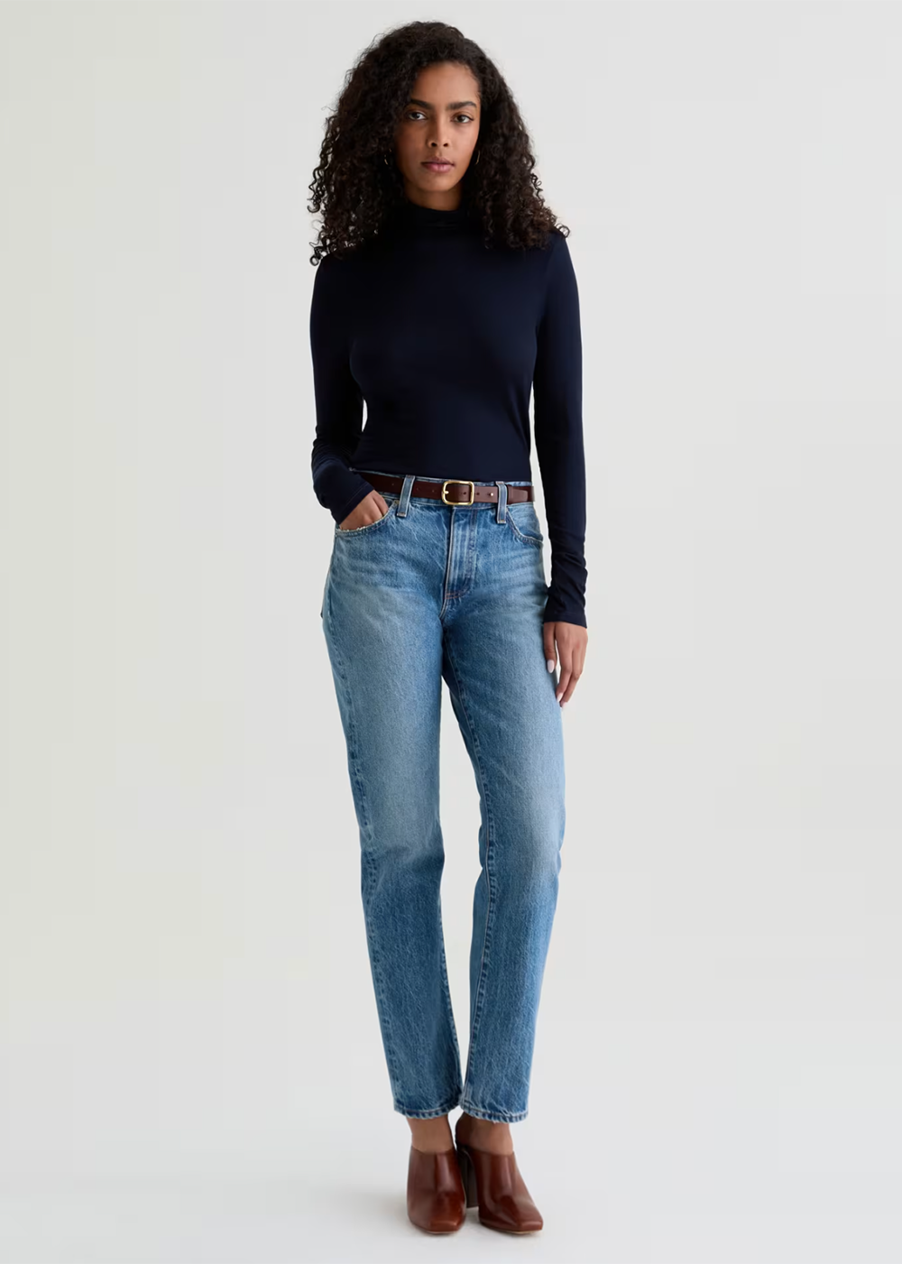 The Boyfriend Slim Straight Jean