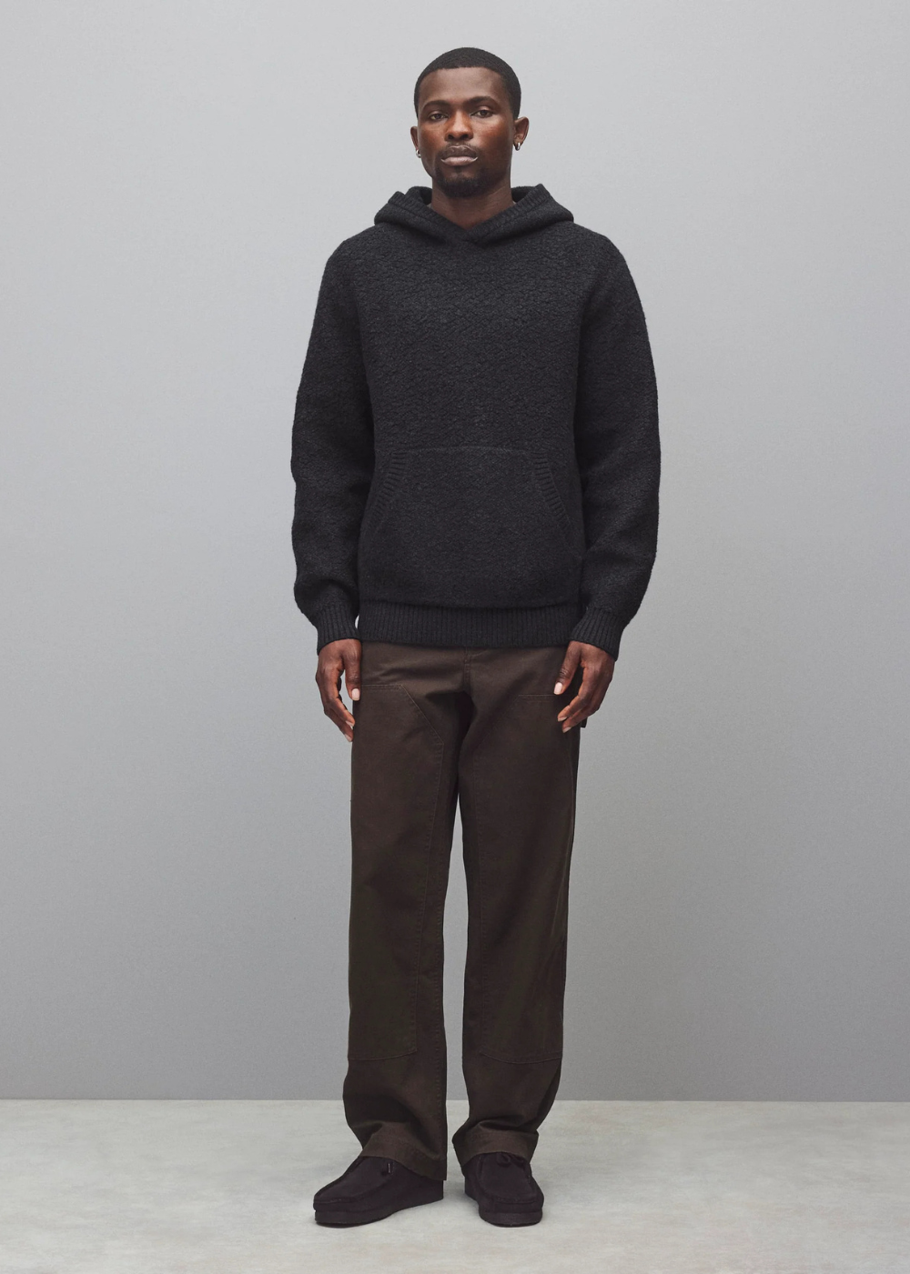 Textured Boucle Turf Hoodie