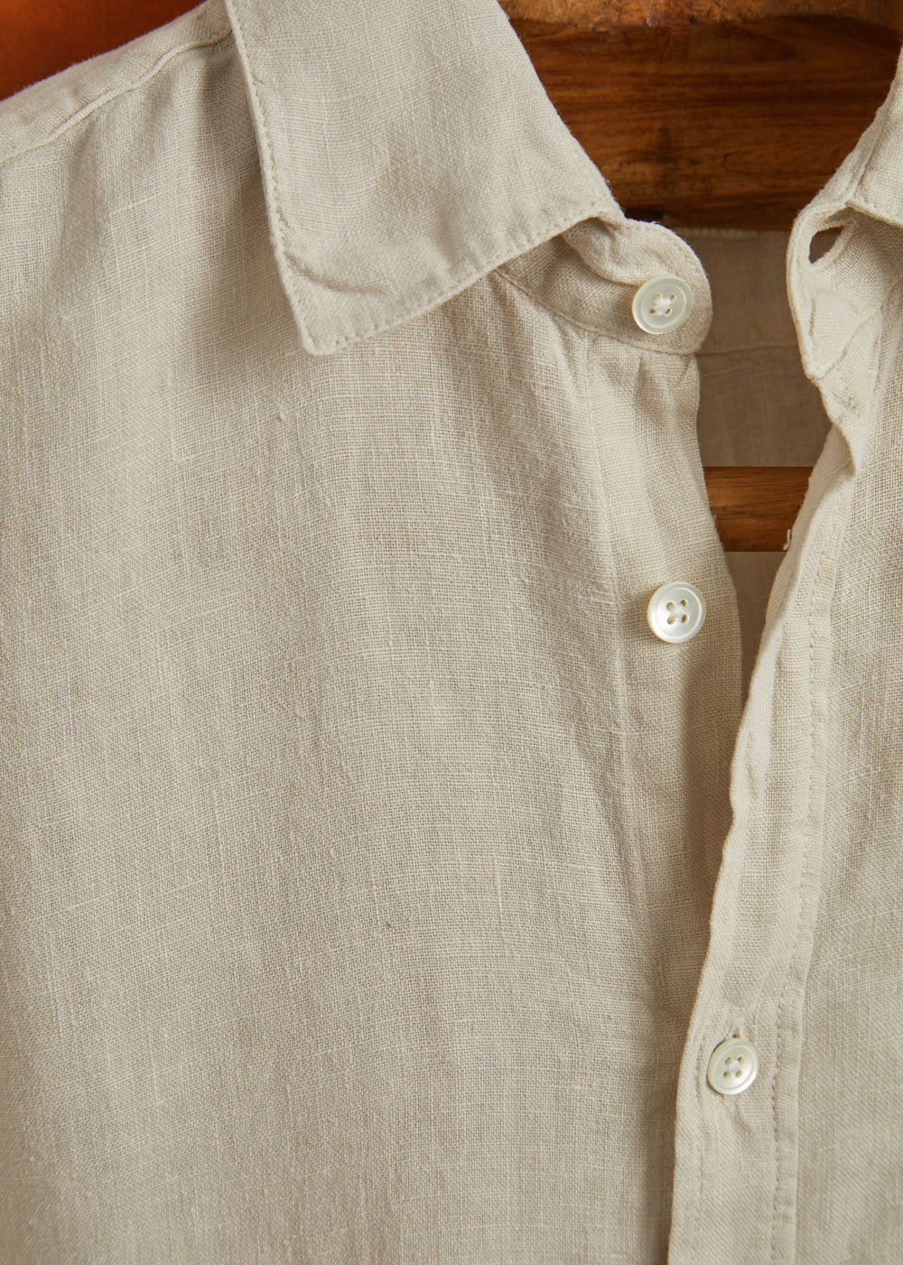 Raw Linen Long Sleeve Shirt - Portuguese Flannel - Danali