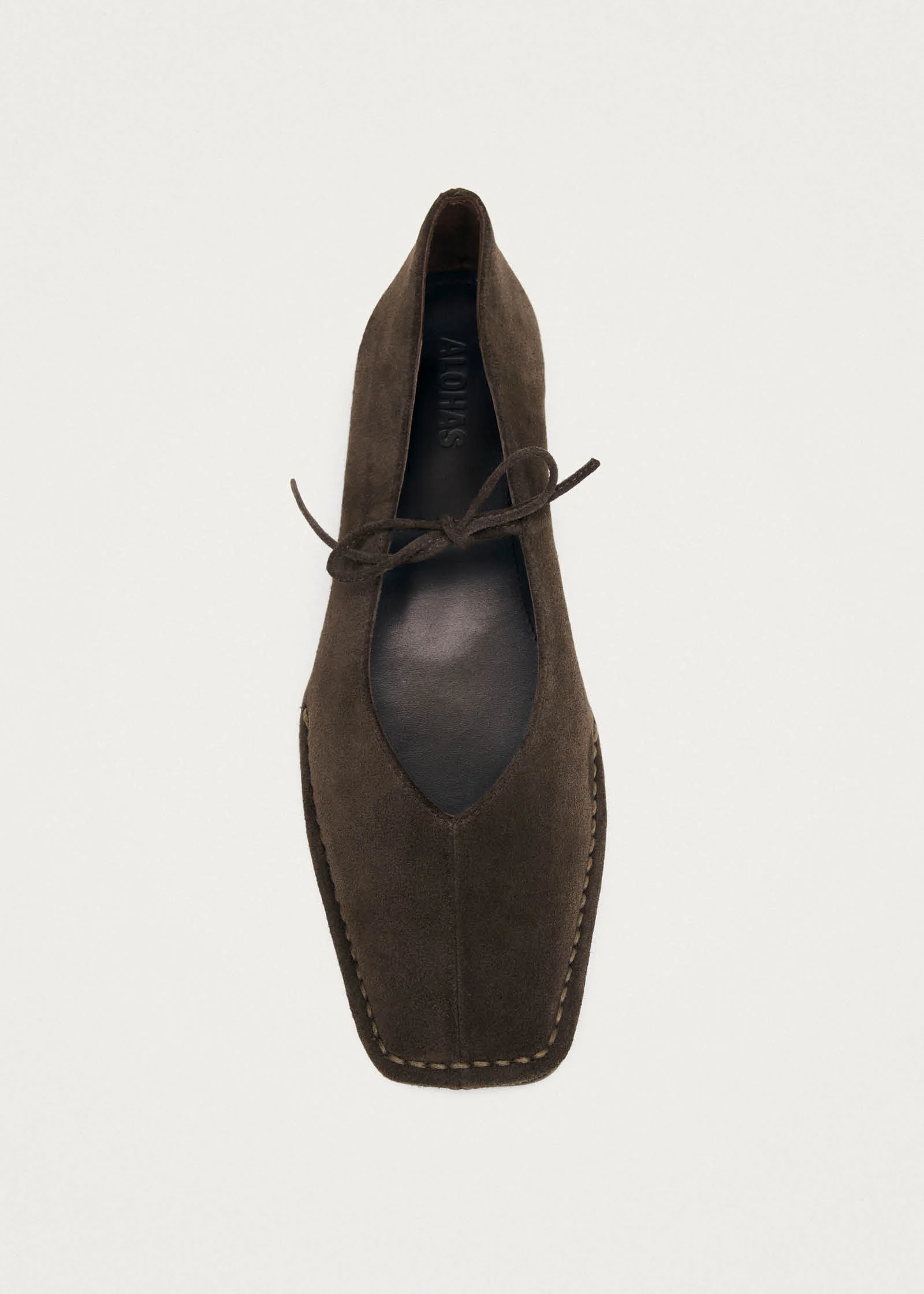Sway Suede Leather Ballet Flats