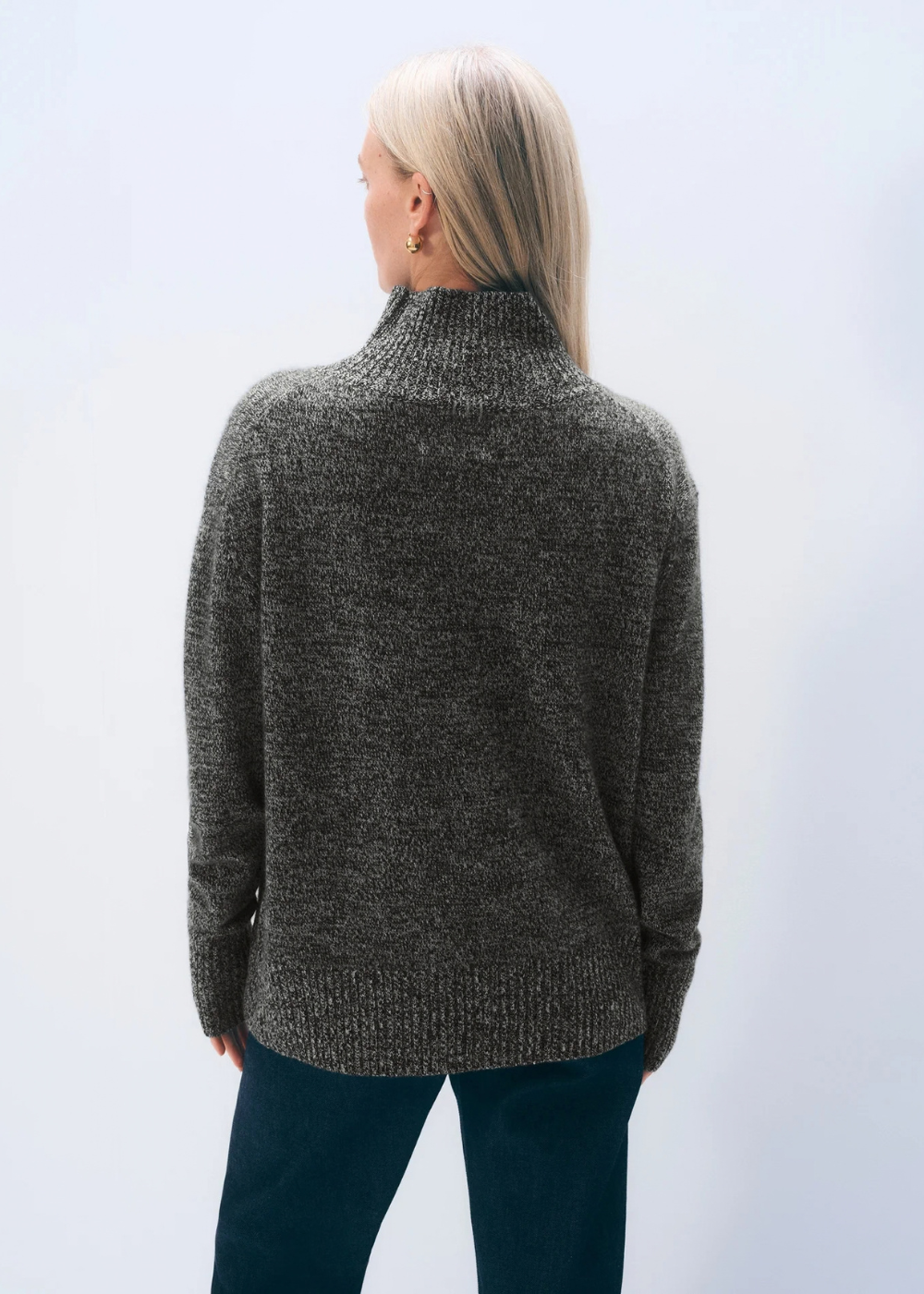 Cashmere Oversized Standneck