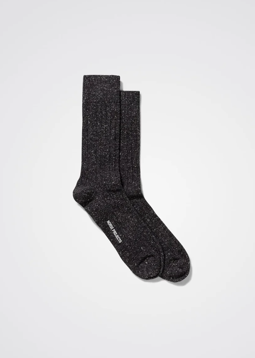 Bjarki Neps Wool Rib Sock