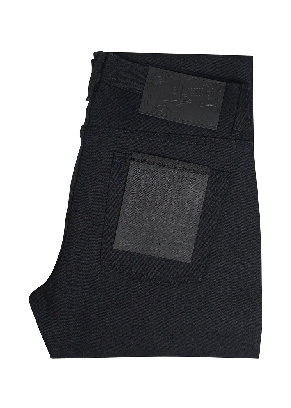 Weird Guy Solid Black Selvedge - Solid Black - Naked and Famous Denim Canada - Danali - 016163