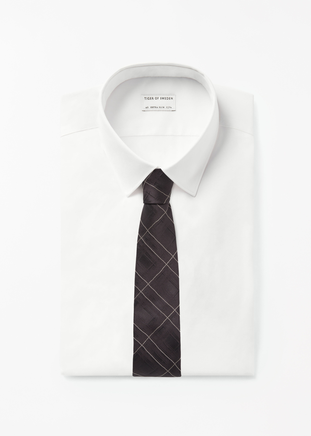 Septa Jacquard Windowpane Tie