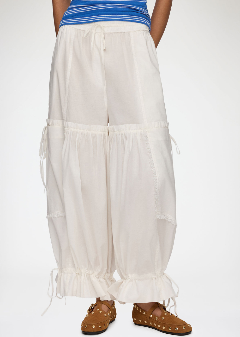 Cotton Voile Balloon Pant