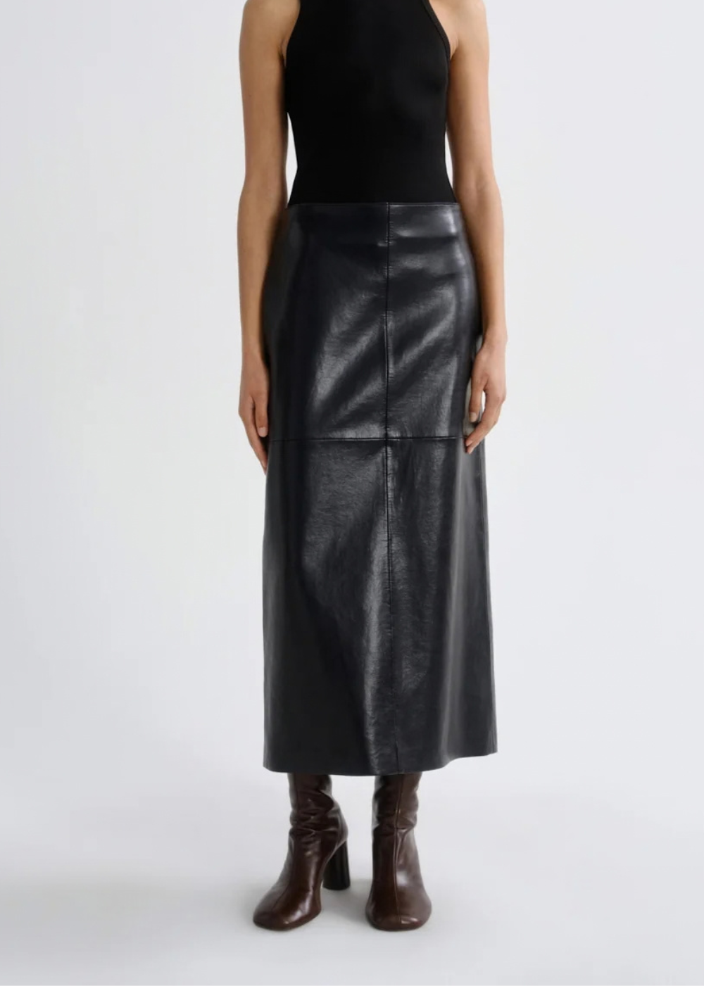 Hikson Recycled Leather Skirt