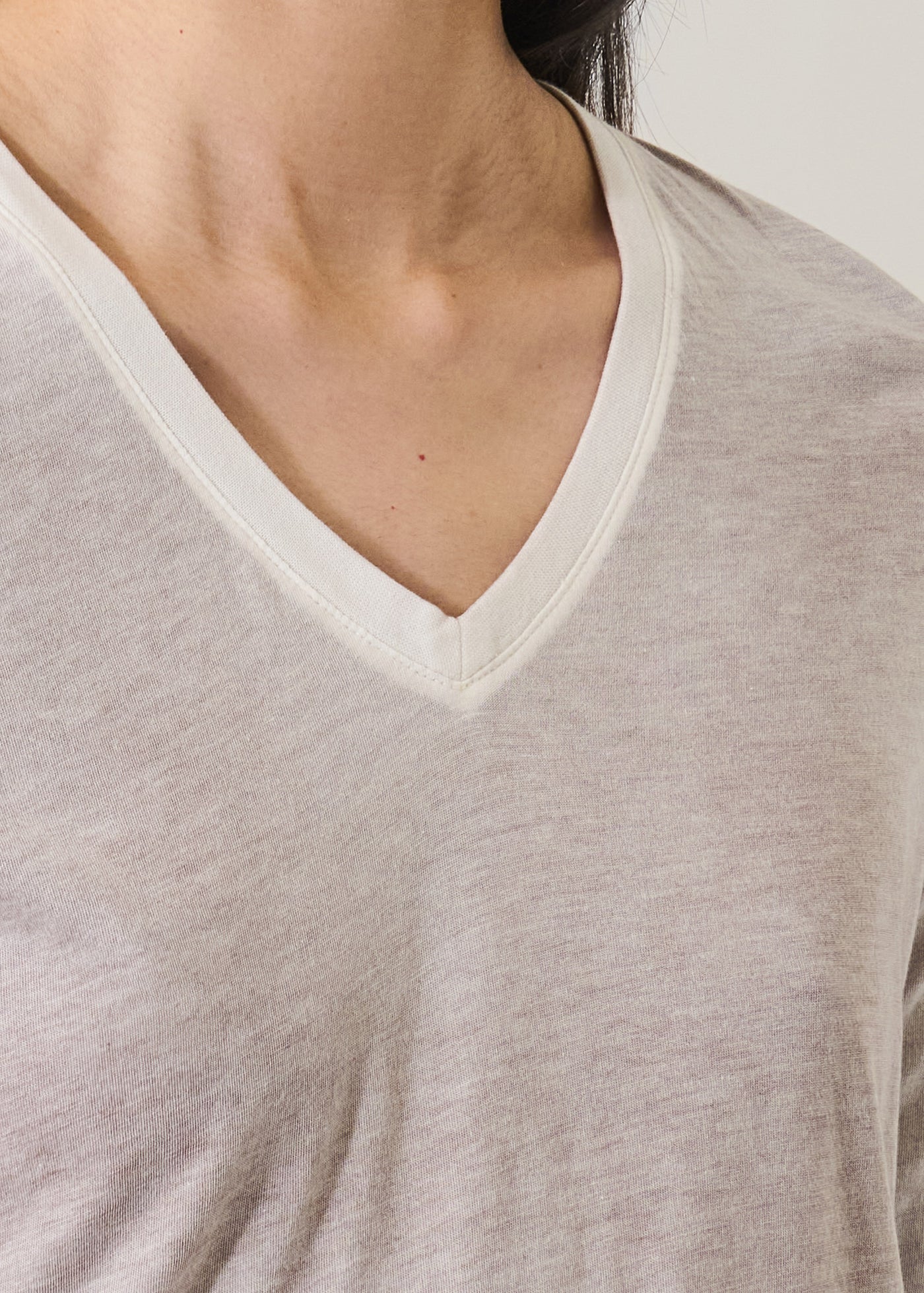 Reverse Spray Long Sleeve Pima T-Shirt