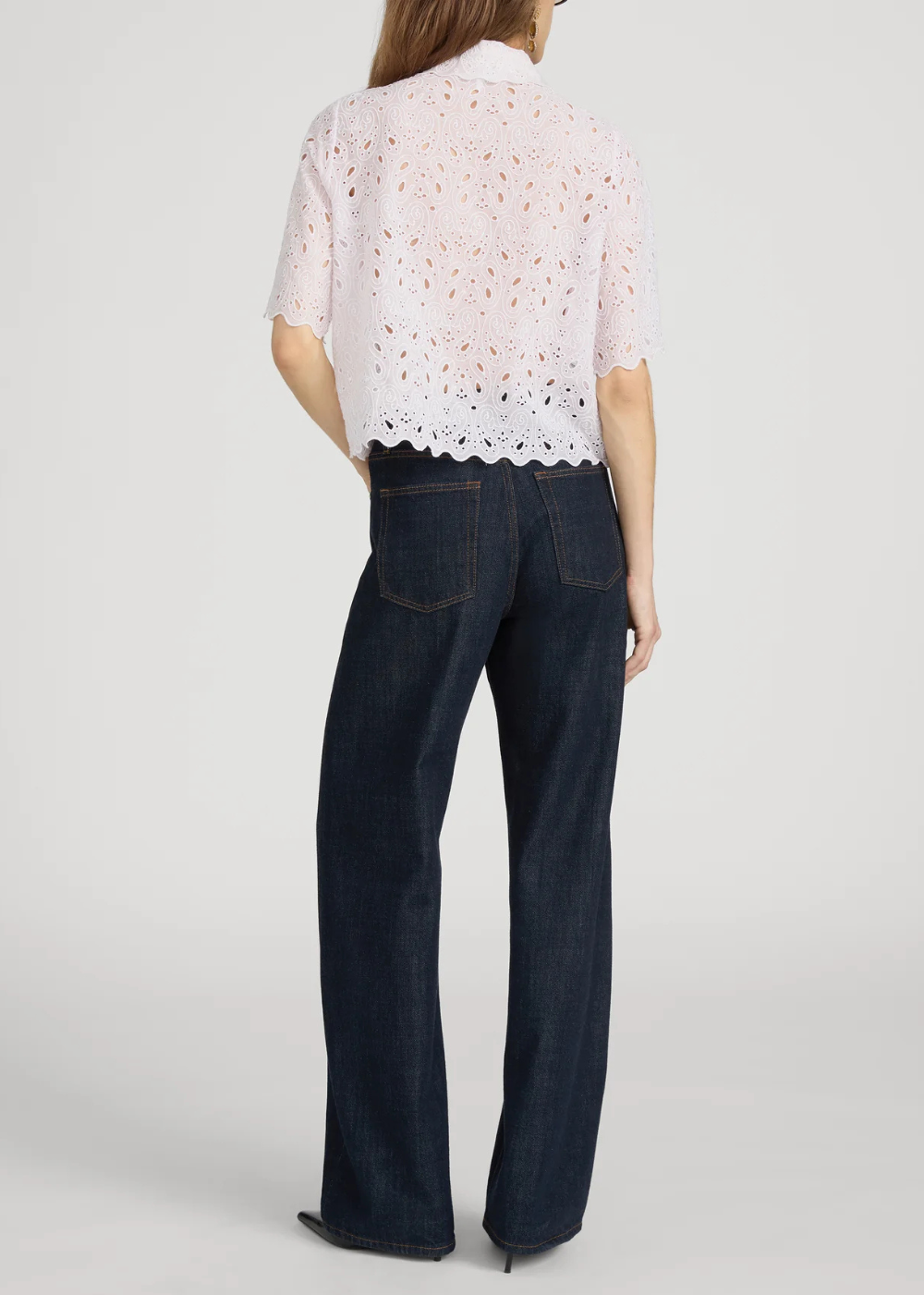 The Paisley Eyelet Top