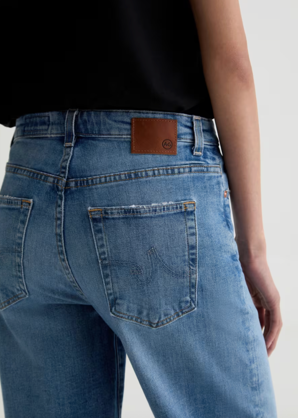 Saige Mid Rise Wide Leg Jean