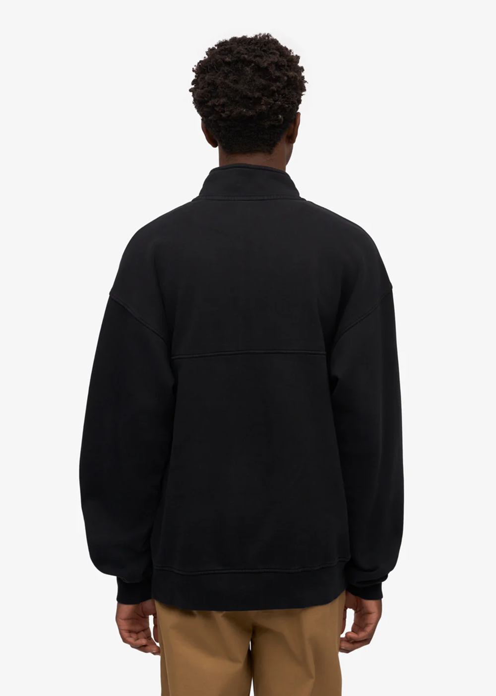 Organic Quarter Zip Sweater