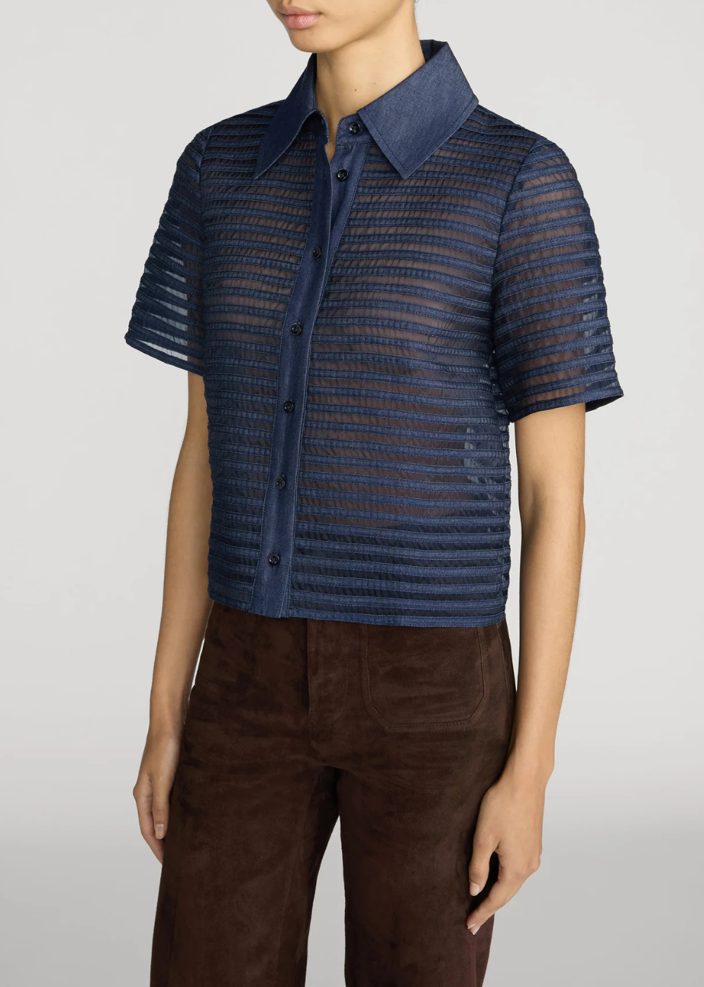 The Denim Lattice Shirt