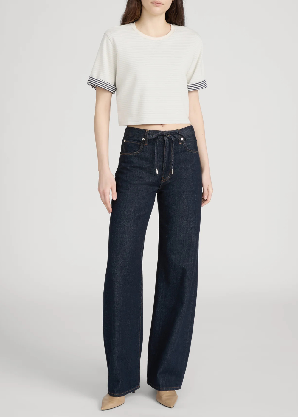 The Stripe Cuff Top