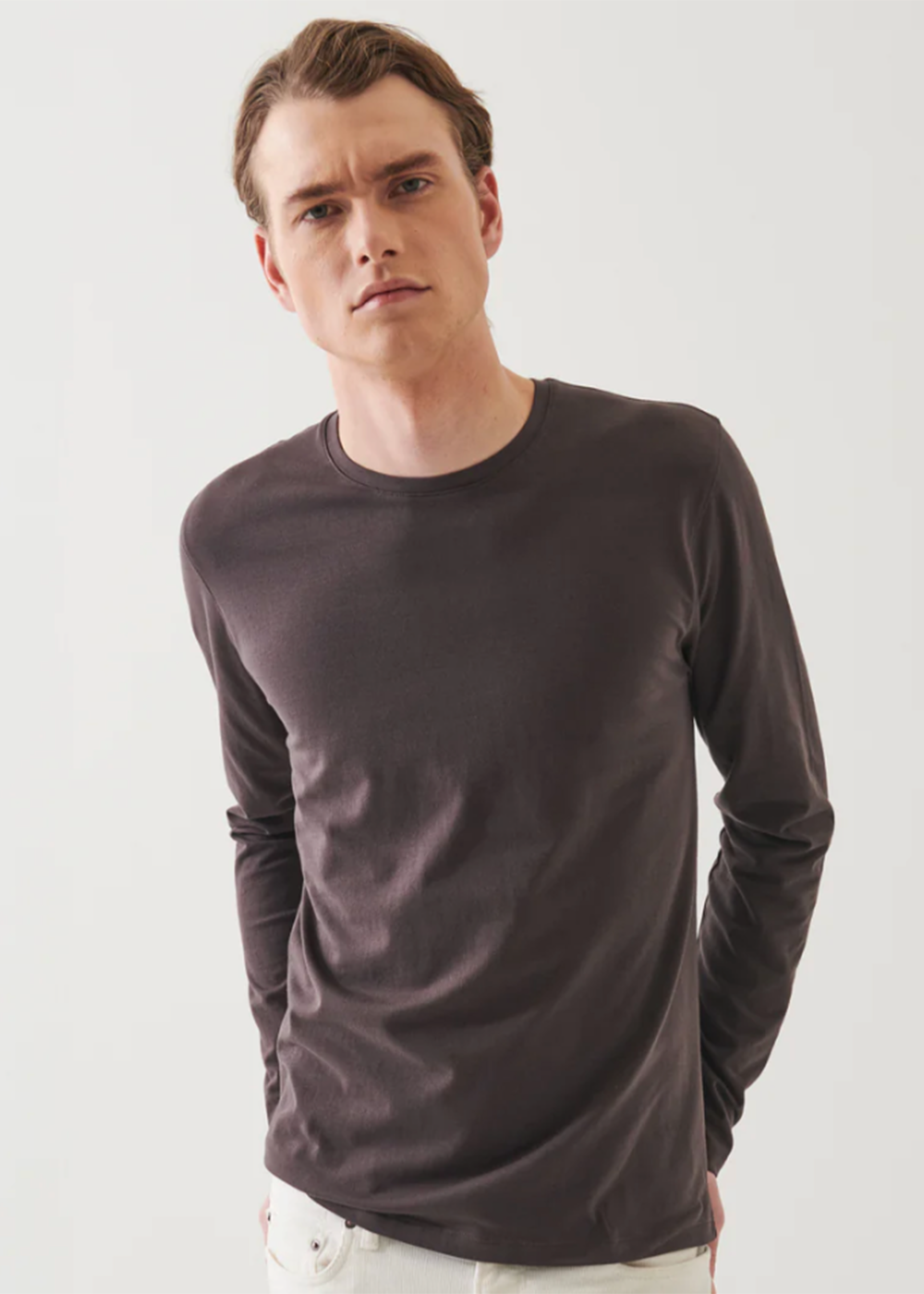 Iconic Pima Stretch Long Sleeve T-Shirt