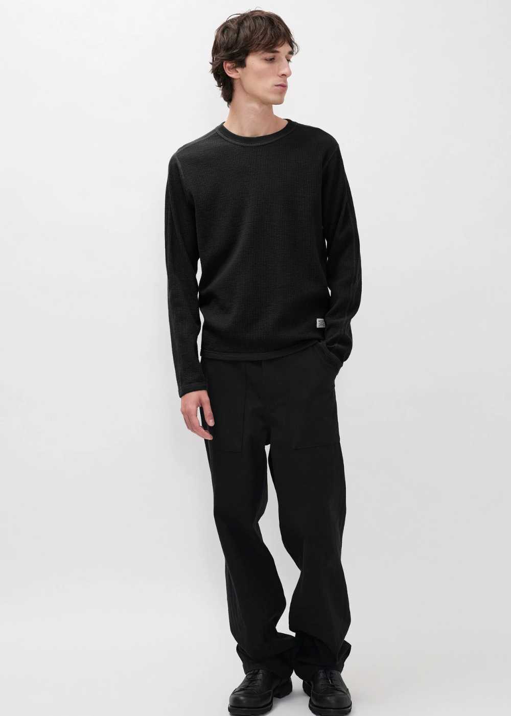 Stevns Cotton Hemp Military Rib LS T-Shirt