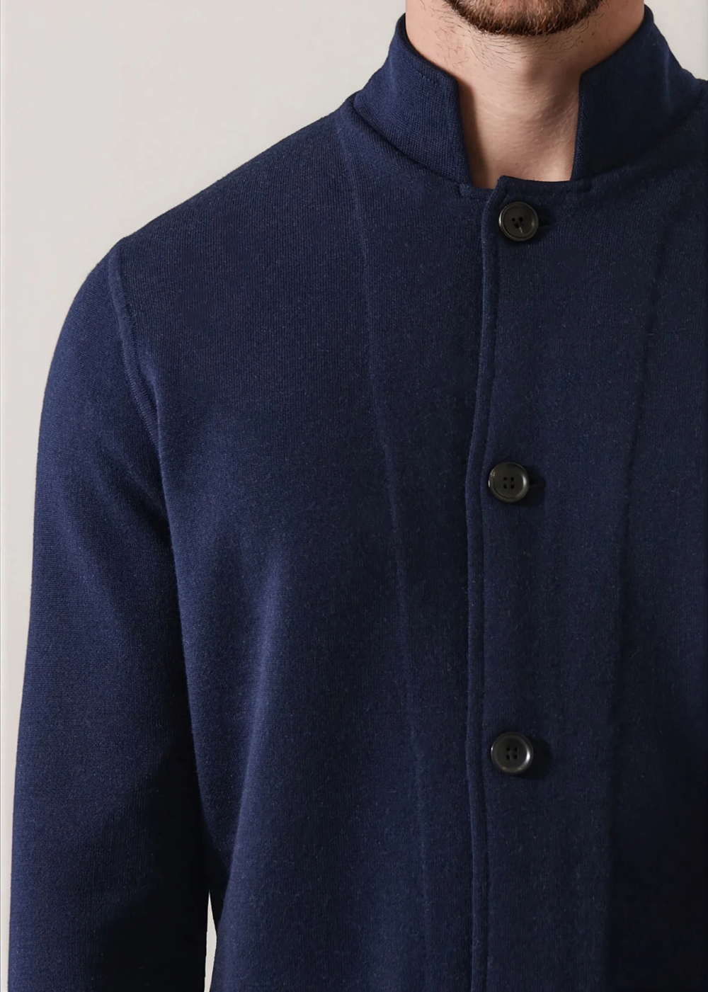 Double Face Stand Collar Shirt Jacket