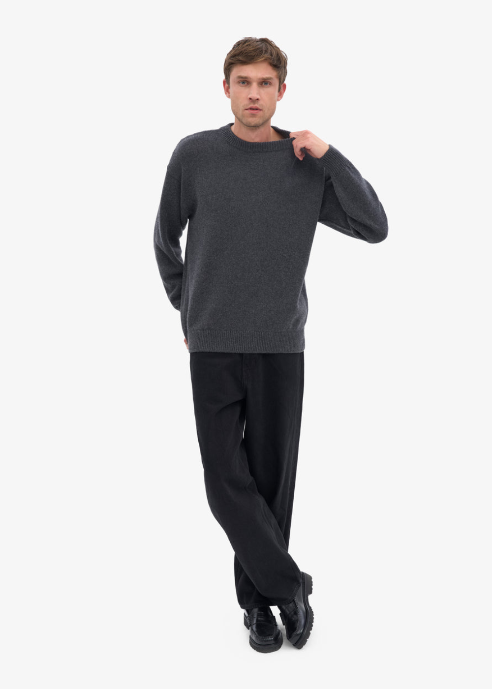 Oversized Merino Wool Crew