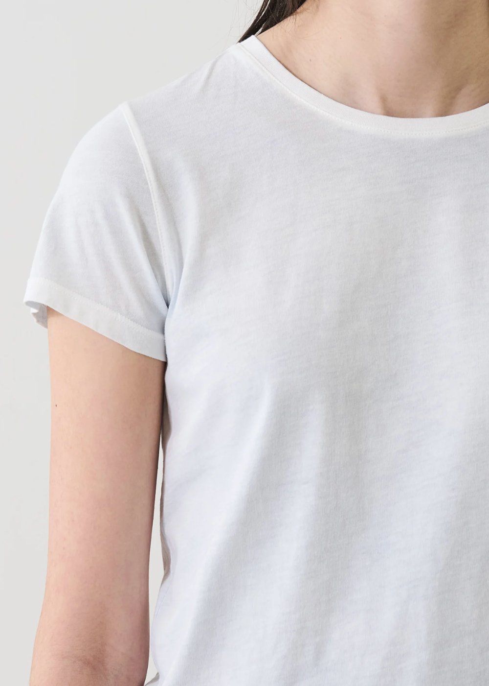 Classic Reverse Spray Pima Crew T-Shirt