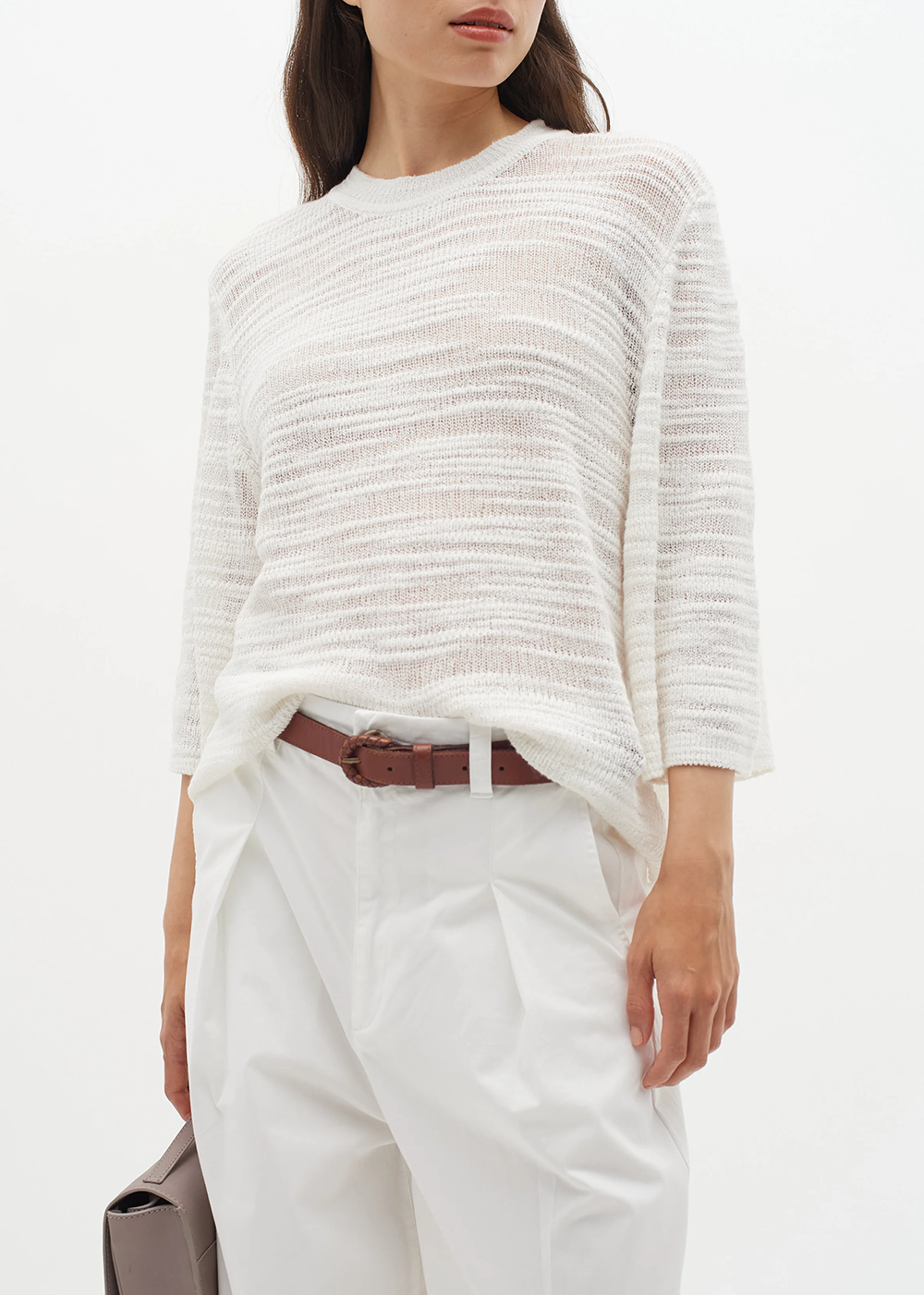 Lune Pullover Sweater - White - InWear - Danali