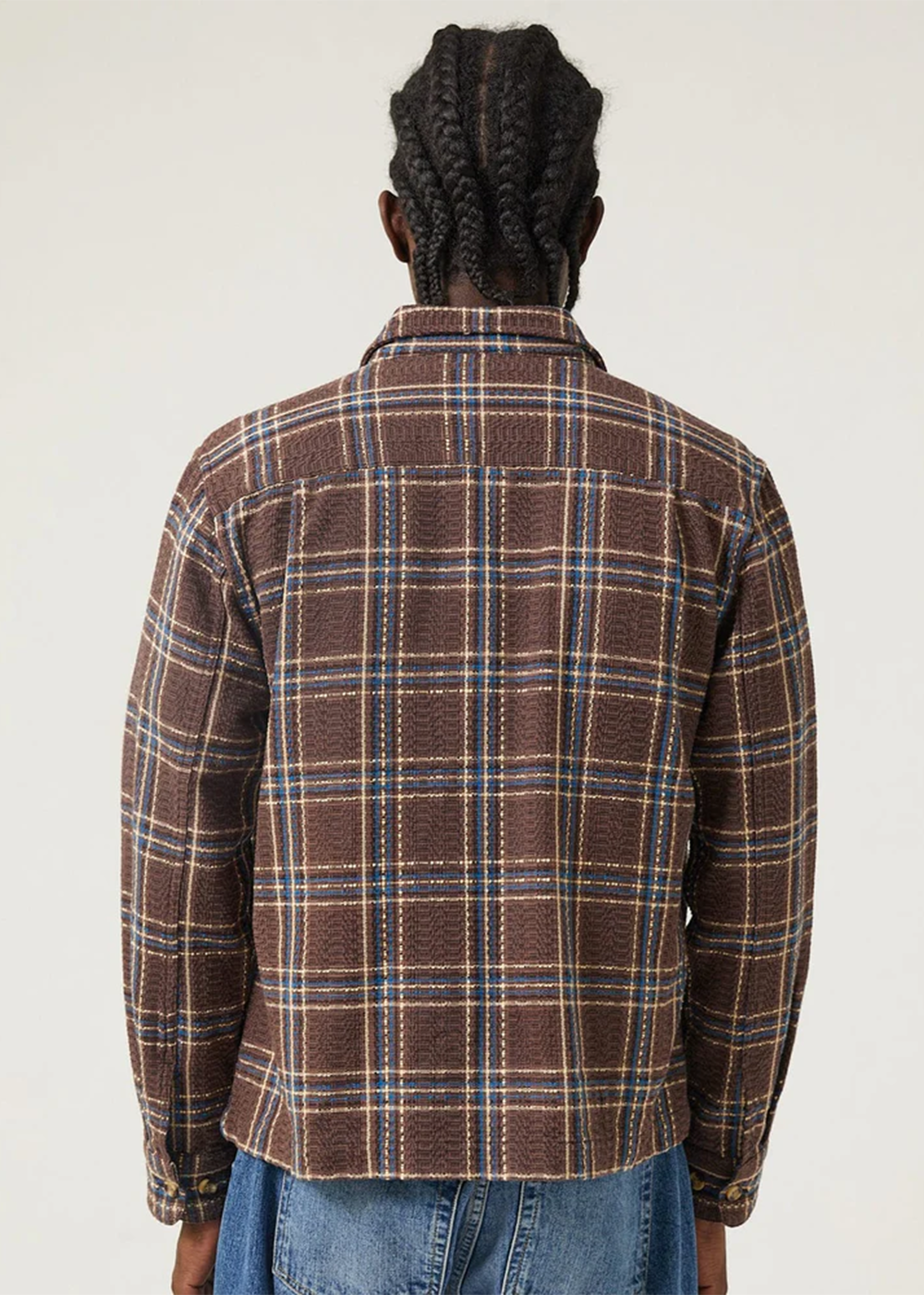 Venice Plaid Zip Jacket