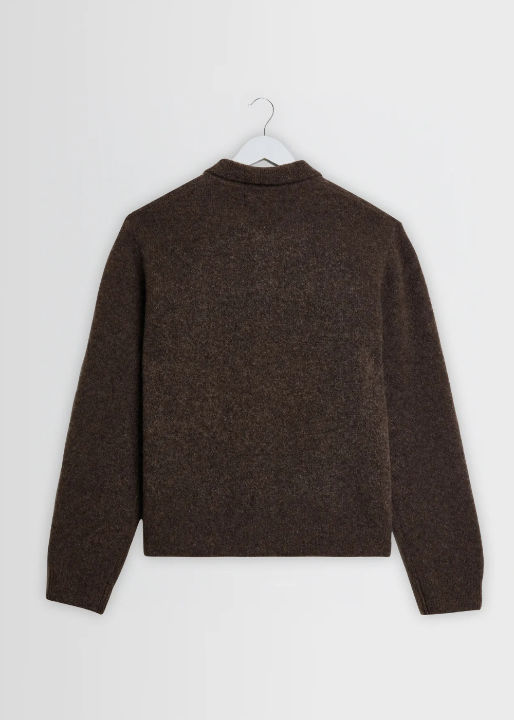 Tristan L/S Polo Fluffy Wool Blend