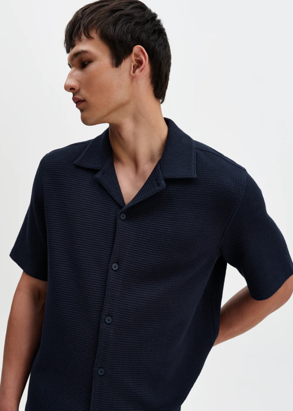 Clayland SS Shirt Textured Interlock