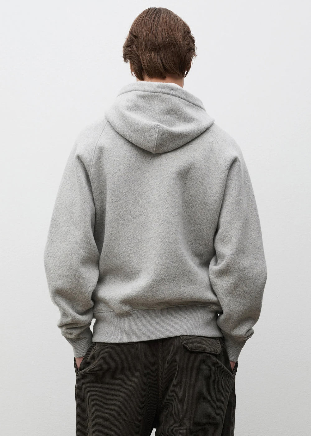 Kerid Relaxed Cotton Wool Hoodie