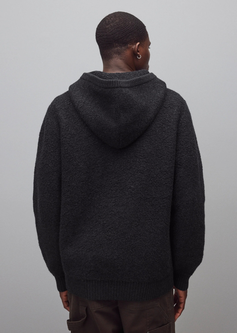 Textured Boucle Turf Hoodie