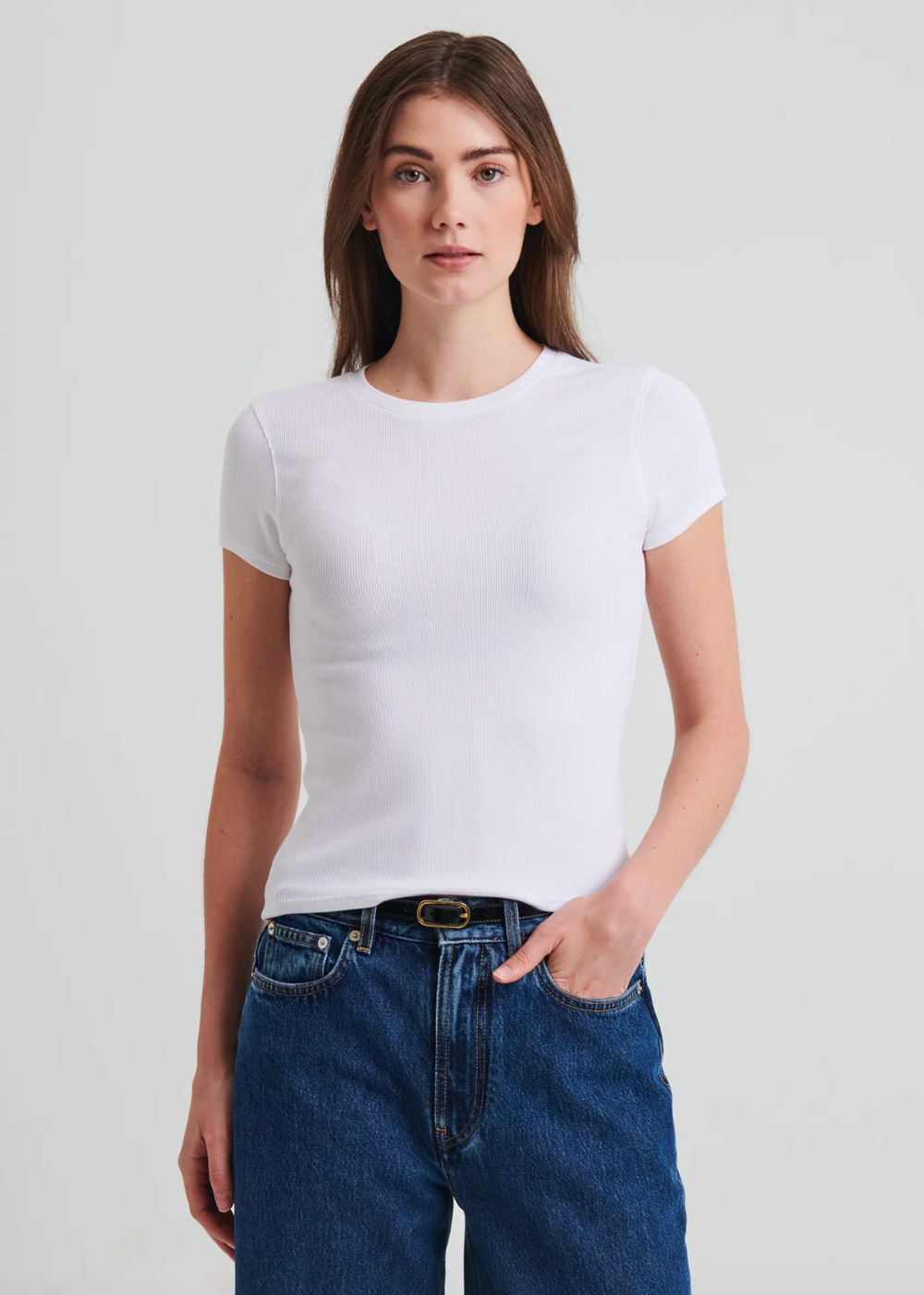 Cotton Modal Rib Baby Tee