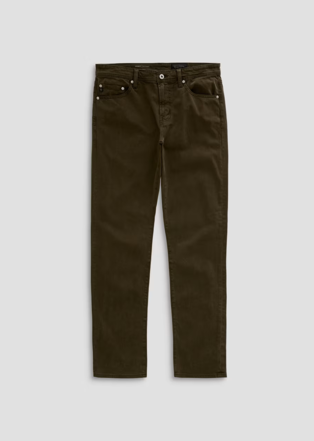 Everett Slim Straight Sateen Pant