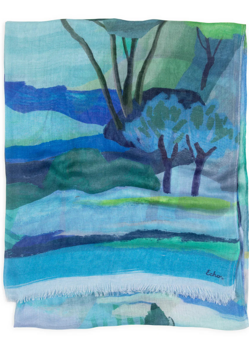 Painterly Landscape Wrap