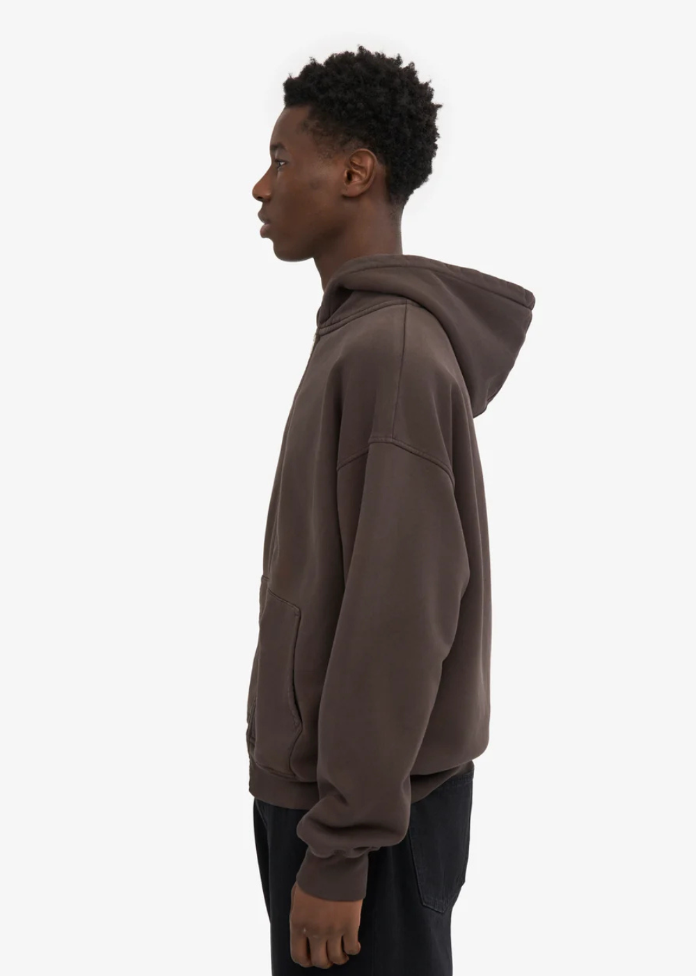 Organic Oversized Zip Hoodie