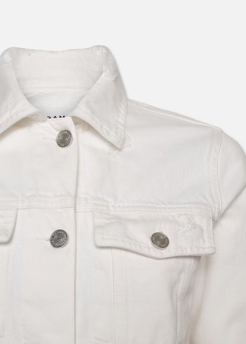 Le Vintage Women's Denim Jacket - White - Frame denim Canada - Danali - VDJ728-WTRP