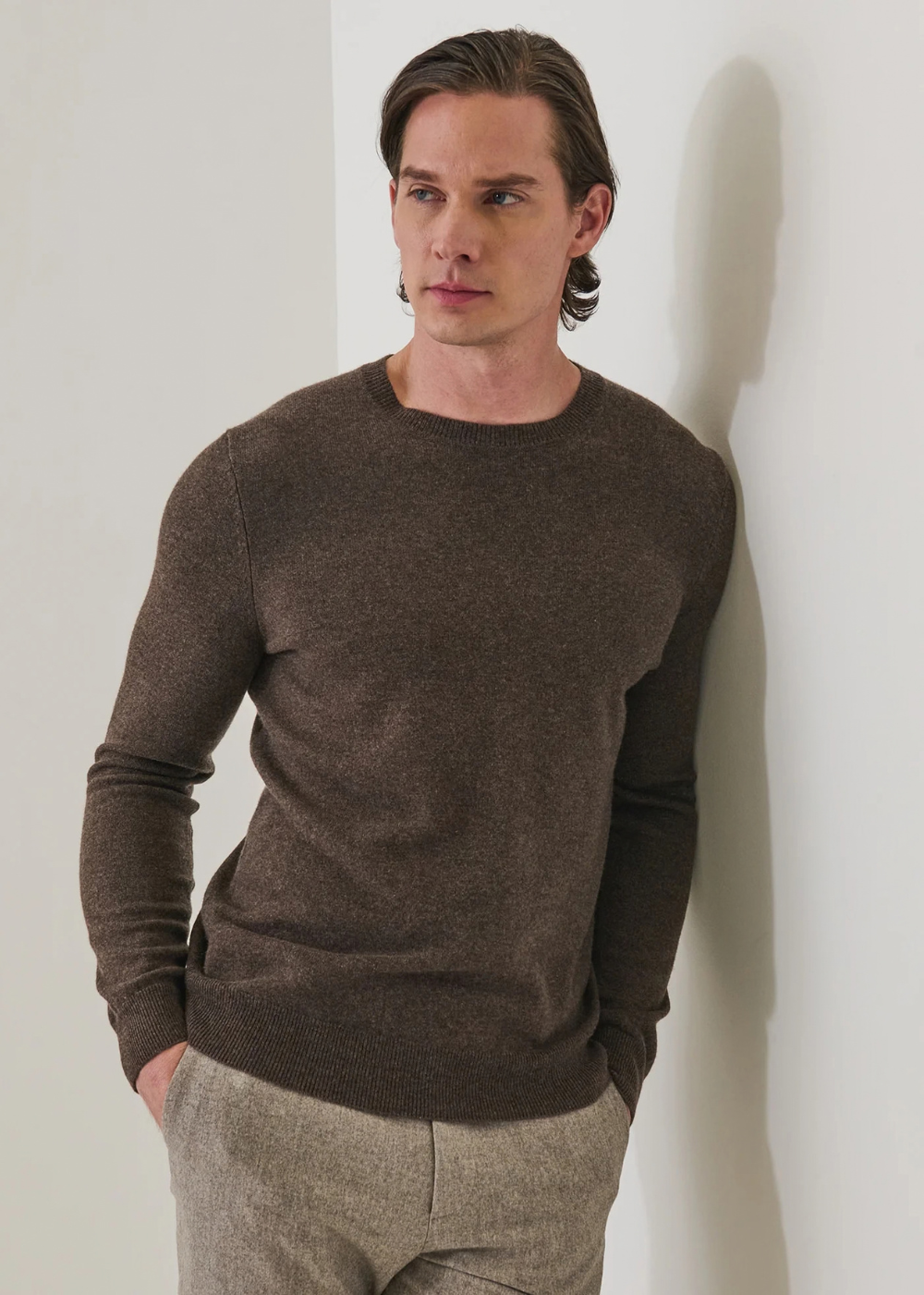 Nano Cashmere Crewneck Sweater