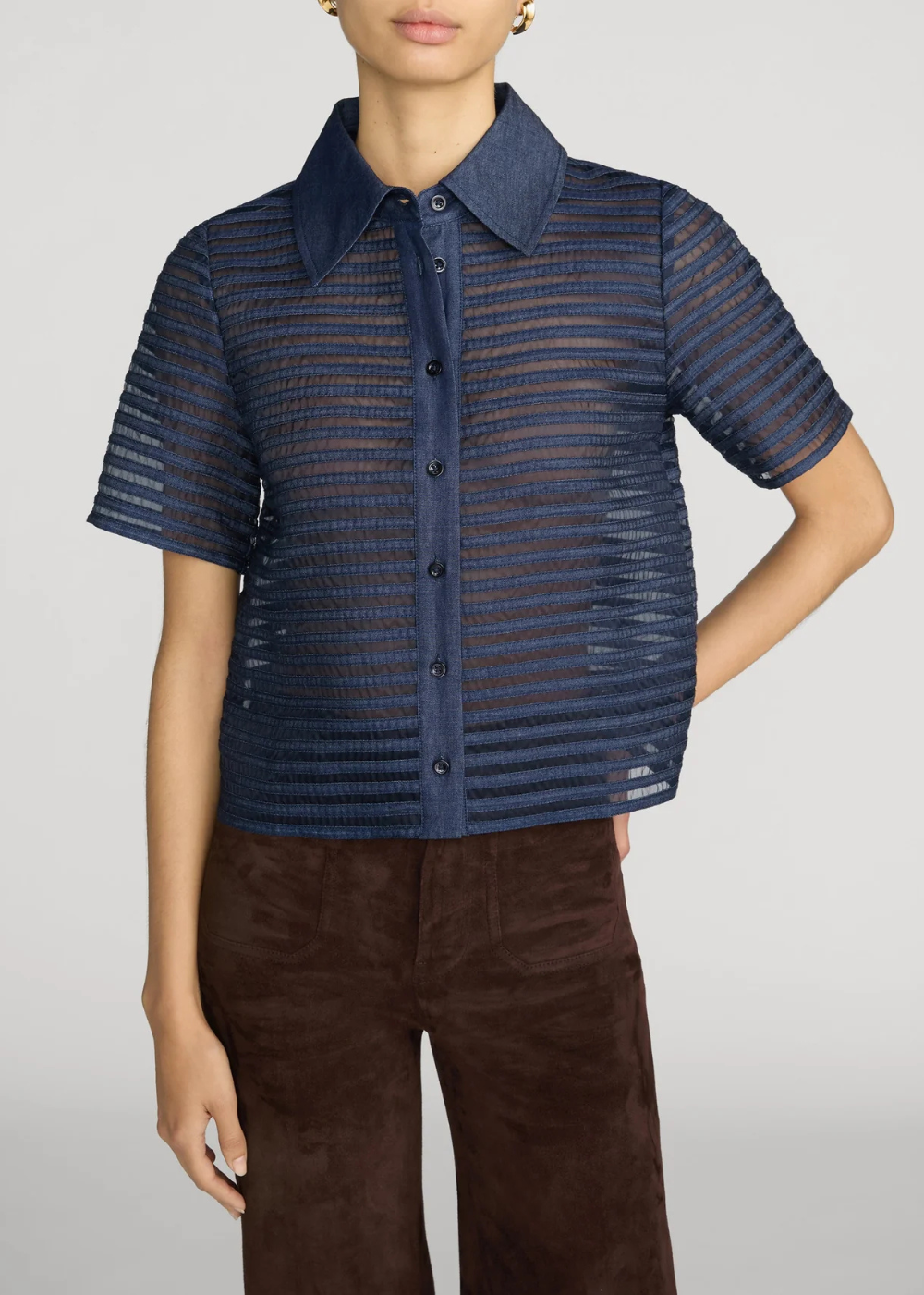 The Denim Lattice Shirt