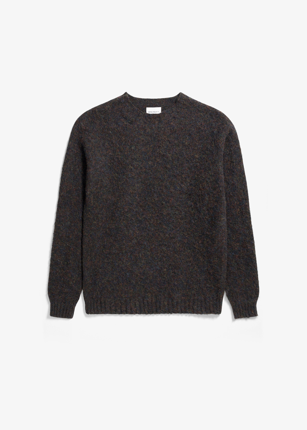 Birnir Brushed Lambswool Sweater - Black Multi - Norse Projects Canada - Danali