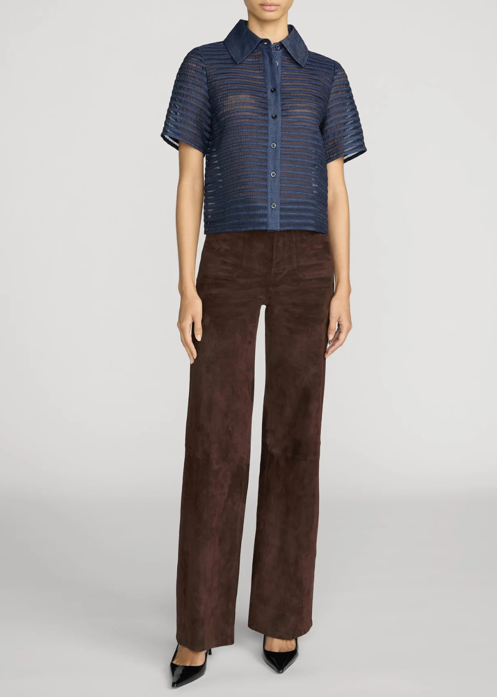 The Denim Lattice Shirt