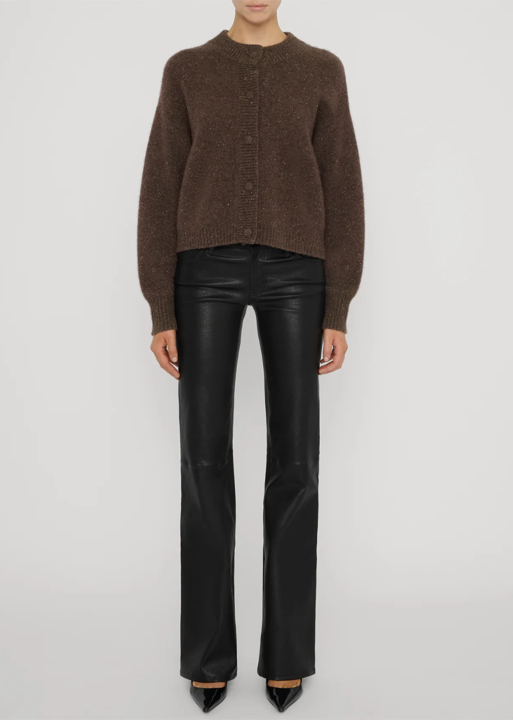 The Cashmere Fleck Cardi