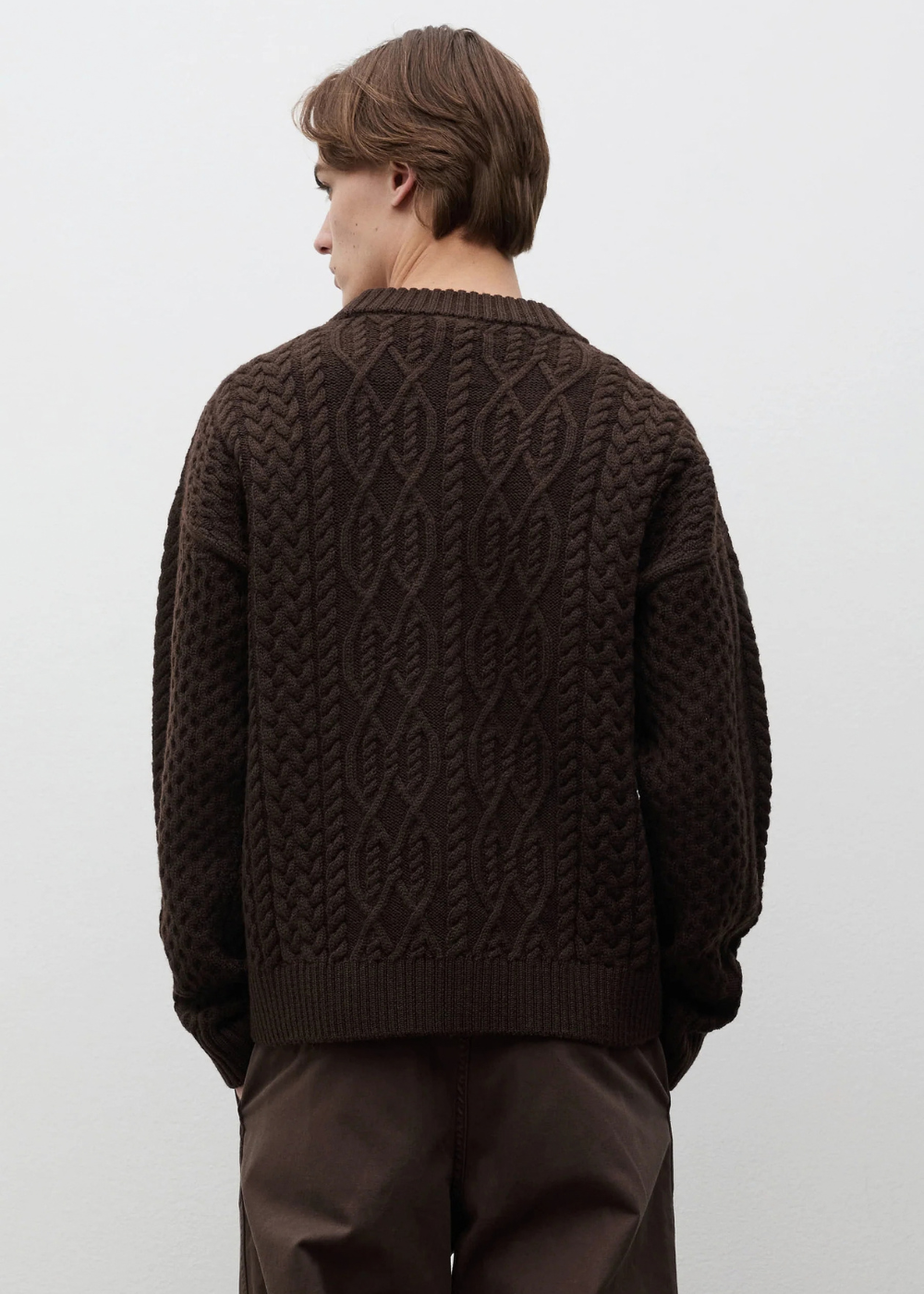 Nordhavn Aran Crewneck Sweater
