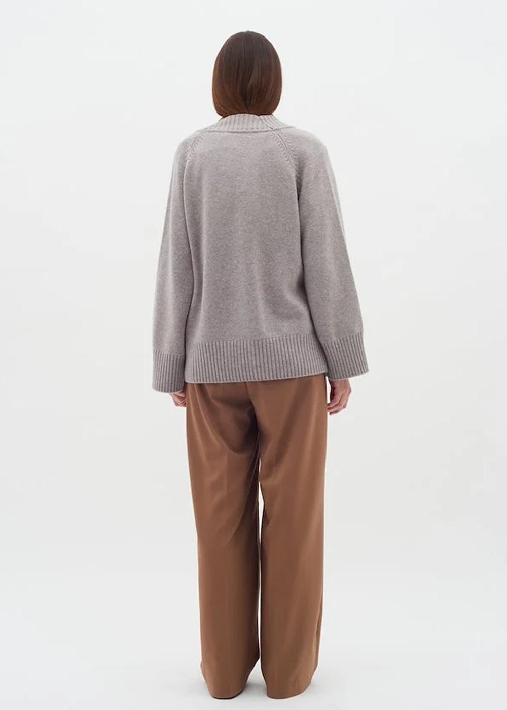 Kaxy Sweater - Sandy Grey Melange - InWear Canada - Danali